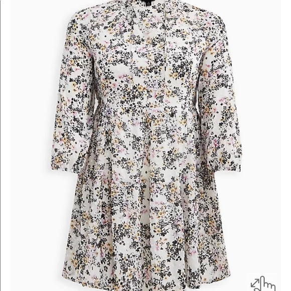 NWT Torrid Mini Chiffon Skater Dress - Picture 2 of 5